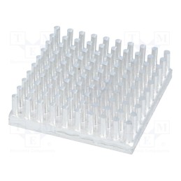 1 pcs x FISCHER ELEKTRONIK - ICKS36X36X10 - Heatsink, LED, L: 36mm, W: 36mm, H: 10mm, 4.7K/W