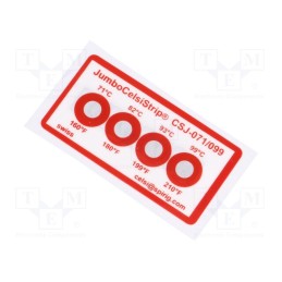 1 pcs x SPIRIG - CSJ-071/099 - Temperature indicator, 71°C,82°C,93°C,99°C, °C, 23x45mm