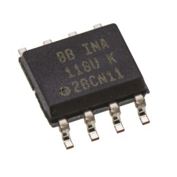 75 pcs - INA118U Texas Instruments, Instrumentation Amplifier, 125μV Offset 800kHz, 8-Pin SOIC