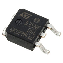 5 pcs - N-Channel MOSFET, 35 A, 60 V, 3-Pin DPAK STMicroelectronics STD35NF06LT4