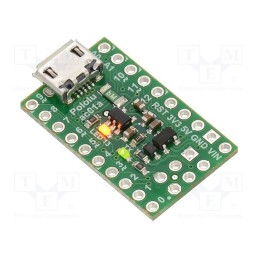 1 pcs x POLOLU - A-STAR 32U4 MICRO - A-star, LDO, pin strips,USB B micro, ATMEGA32U4, 5.5÷15VDC, PWM: 7