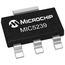 78 pcs - Microchip MIC5239-5.0YS, 1 Low Dropout Voltage, Voltage Regulator 500mA, 5 V 3+Tab-Pin, SOT-223