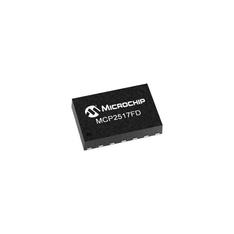 80 pcs - Microchip MCP2517FD-H/JHA, CAN Controller 8Mbps CAN 2.0B, 14-Pin VDFN