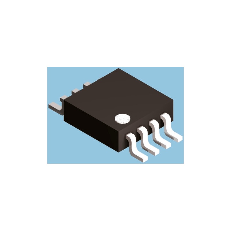 80 pcs - INA826AIDGK Texas Instruments, Instrumentation Amplifier, 150μV Offset 1MHz, R-RO, 2.7 to 36 V, 8-Pin VSSOP