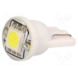 1 pcs x OPTOSUPPLY - OST10AB01GD-W443S4C1A - LED lamp, neutral white, T10,W2,1x9,5d,W5W, Urated: 12VDC, 22lm