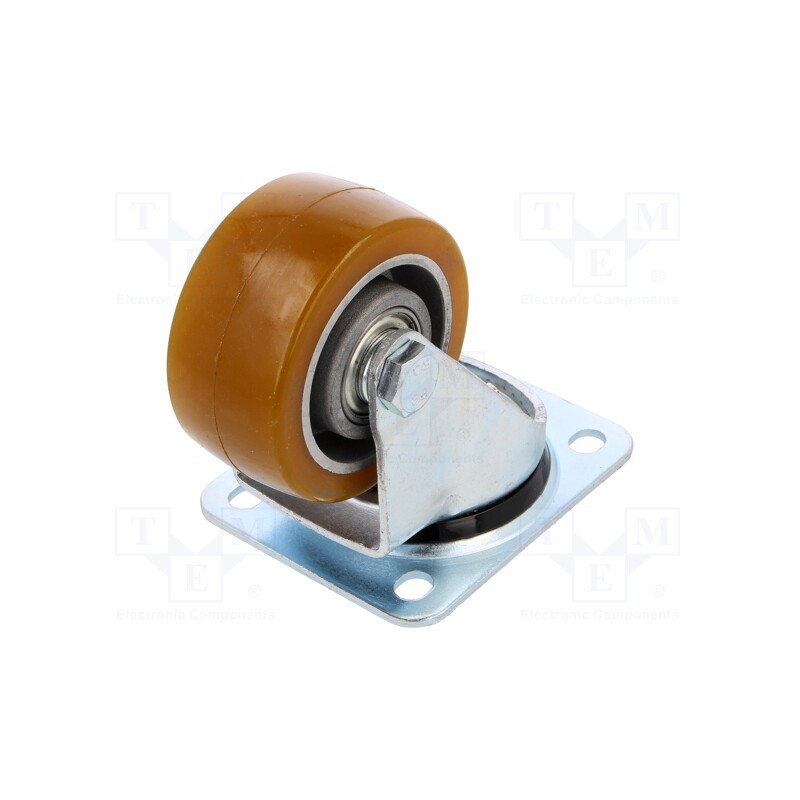 1 pcs x RADER - KPM-ALPU 80K - Transport wheel, Ø: 80mm, W: 38mm, H: 111mm, torsional, 200kg, ALPU