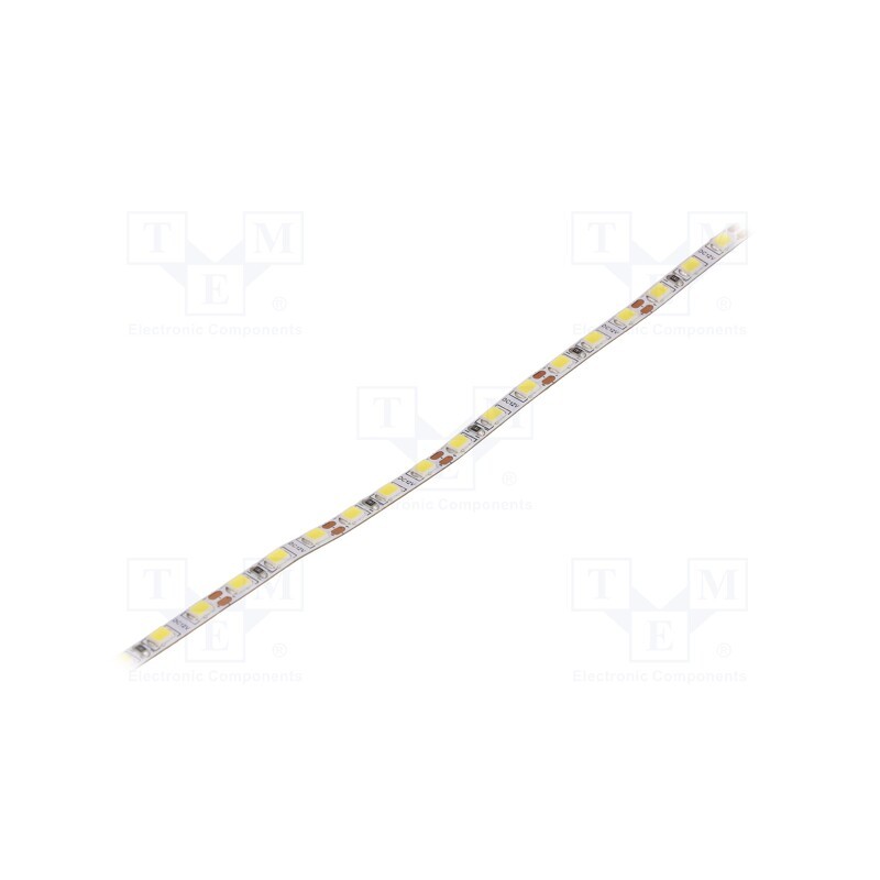 1 m x FOSE - SCS-120-CW - LED tape, white cold, 12V, LED/m: 120, 4mm, IP20, 120°, 9.6W/m