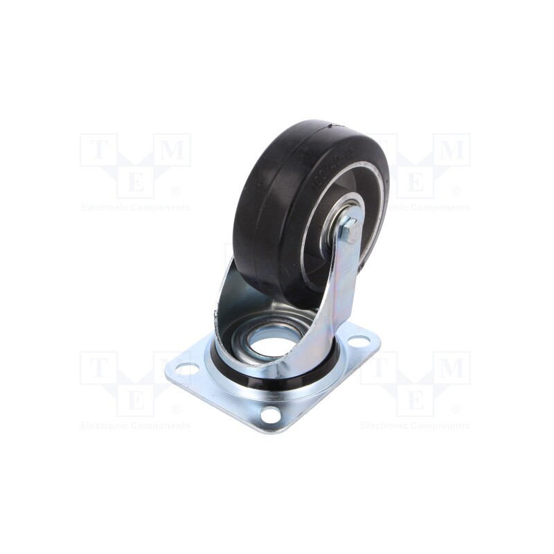 1 pcs x RADER - KPE-ALGE 100K - Transport wheel, Ø: 100mm, W: 40mm, H: 128mm, torsional, 150kg, ALGE