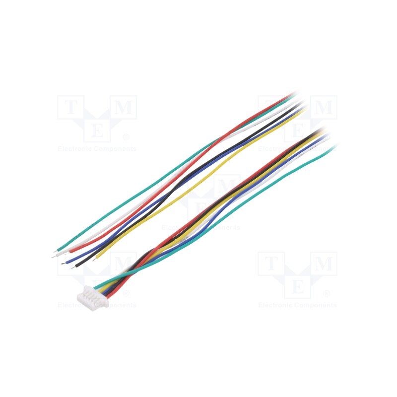 1 pcs x POLOLU - 6-PIN FEMALE JST SH-STYLE CABLE 75CM - Cable, JST SH, 750mm, PIN: 6, 28AWG