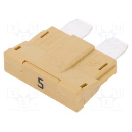 1 pcs x OPTIFUSE - ANR80-UL-5A - Fuse: fuse, 5A, 80VDC, automotive, 19mm, UNIVAL