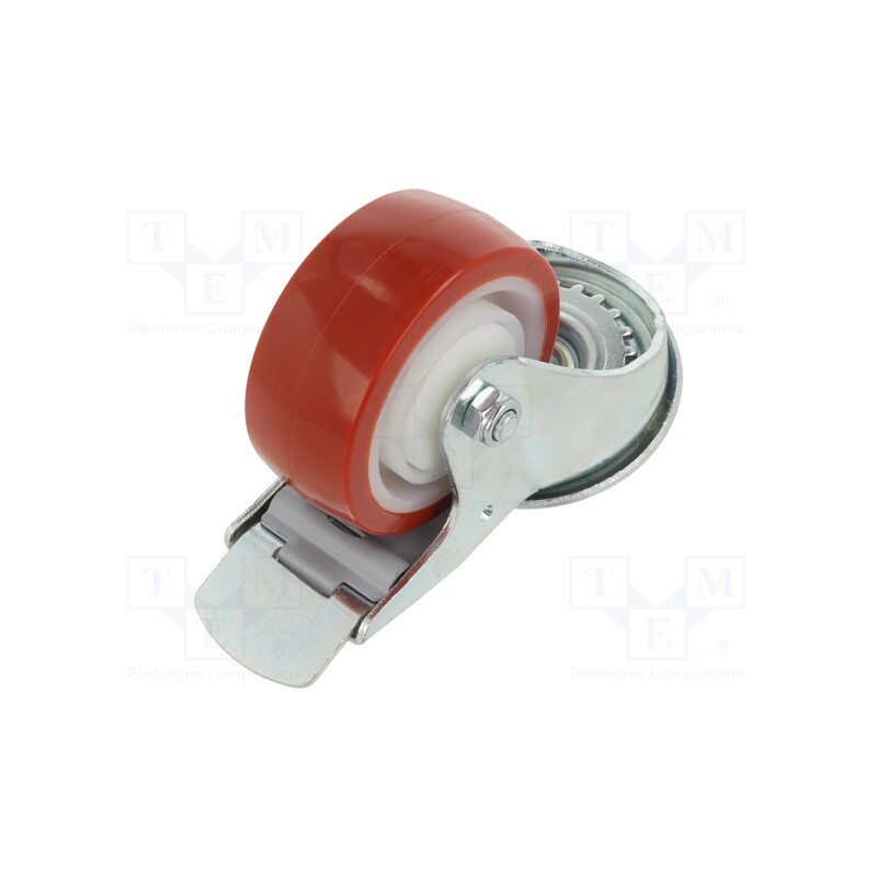 1 pcs x RADER - KJE-POPUB 80K1-HC - Transport wheel, Ø: 80mm, W: 32mm, H: 105mm, torsional with lock