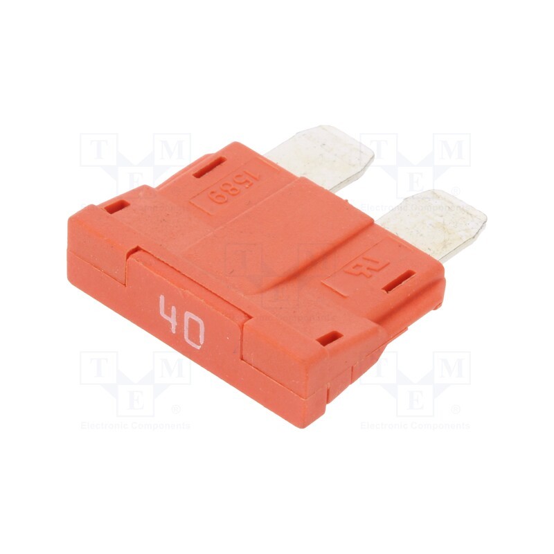 1 pcs x OPTIFUSE - ANR80-UL-40A - Fuse: fuse, 40A, 80VDC, automotive, 19mm, UNIVAL