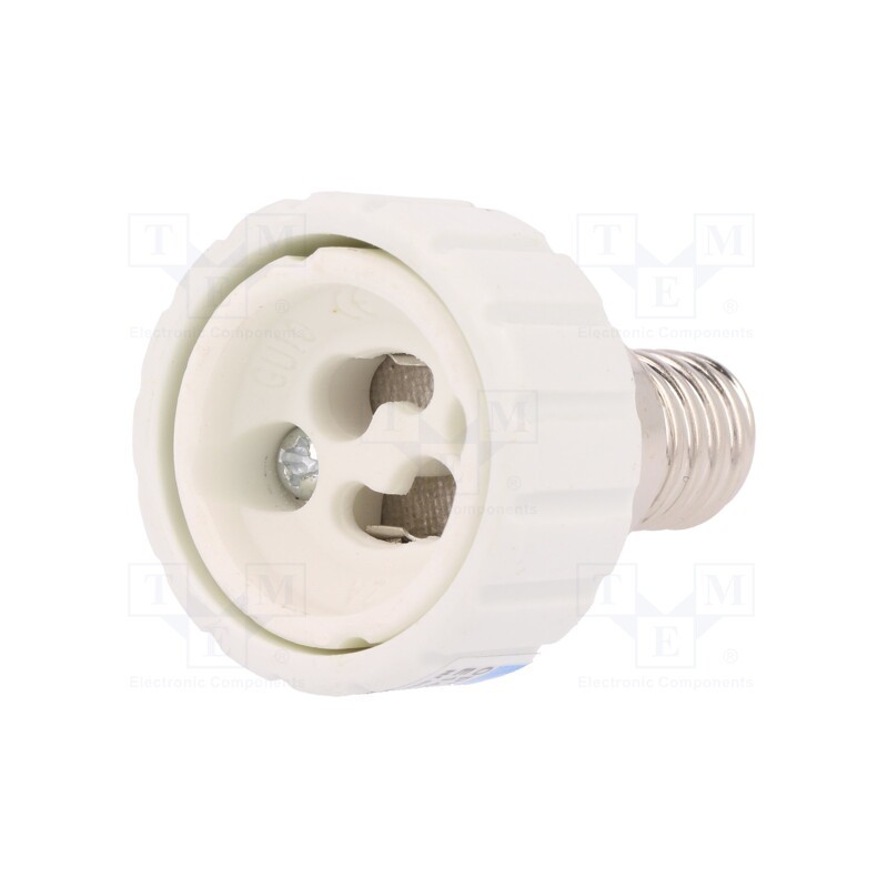 1 pcs x PAWBOL - D.3106 - Lampholder: adapter, Body: white, Ø: 34mm, L: 54mm, for lamp