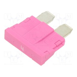 1 pcs x OPTIFUSE - ANR58-UL-4A - Fuse: fuse, 4A, 250VAC, 58VDC, automotive, 19mm, UNIVAL