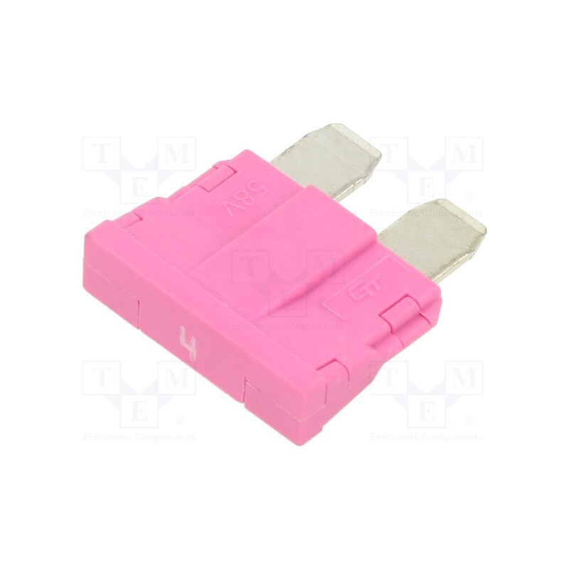 1 pcs x OPTIFUSE - ANR58-UL-4A - Fuse: fuse, 4A, 250VAC, 58VDC, automotive, 19mm, UNIVAL