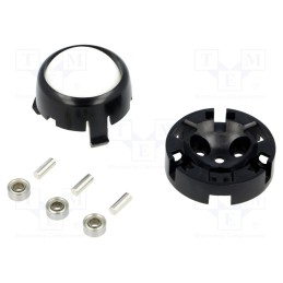 1 pcs x POLOLU - POLOLU-2692 - Ball casters, Kit: ball,housing, screw, Ø: 34mm, Tip mat: plastic