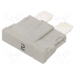 1 pcs x OPTIFUSE - ANR58-UL-2A - Fuse: fuse, 2A, 250VAC, 58VDC, automotive, 19mm, UNIVAL
