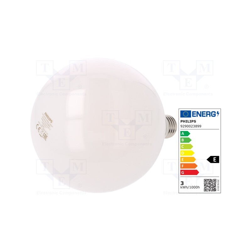 1 pcs x PHILIPS - 8718699764814 - LED lamp, warm white, E27, 230VAC, 2000lm, P: 13W, 2700K, CRImin: 80