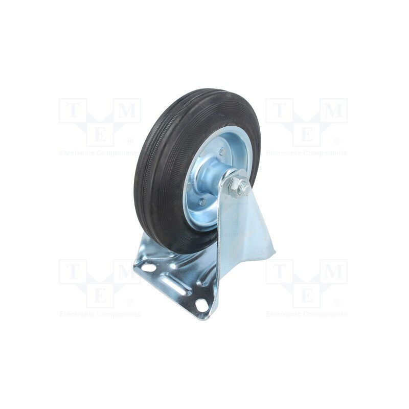 1 pcs x RADER - CTPW-SG 160W - Transport wheel, Ø: 160mm, W: 25mm, H: 197mm, rigid, 150kg, rubber