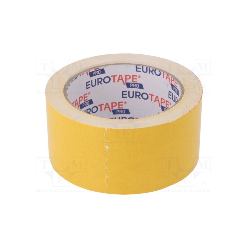 1 pcs x EUROTAPE - Fastening tape, double-sided, W: 38mm, L: 10m, Adhesive: acrylic