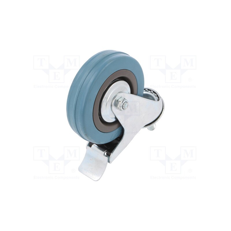 1 pcs x RADER - CKLA-PG 100S-HC - Transport wheel, Ø: 100mm, W: 25mm, H: 130mm, torsional with lock