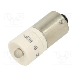 1 pcs x CML INNOVATIVE TECHNOLOGIES - 1860265W3D - Indicator: LED, BA9S,T10, white, plastic, 48VAC, 48VDC, -20÷60°C