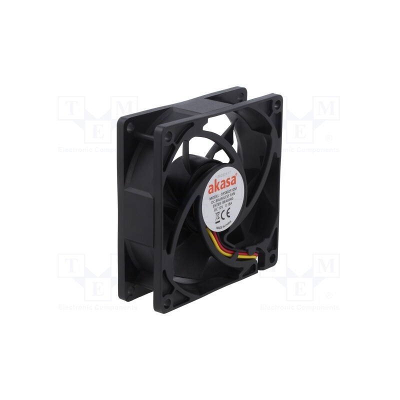 1 pcs x Akasa - AK-8025MS-KT05 - Fan: DC, axial