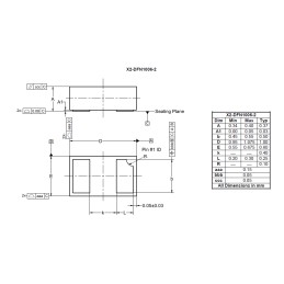 10000 pcs - Diodes Inc D2V5L1BS2LP4-7B, Bi-Directional TVS Diode X2-DFN1006-2
