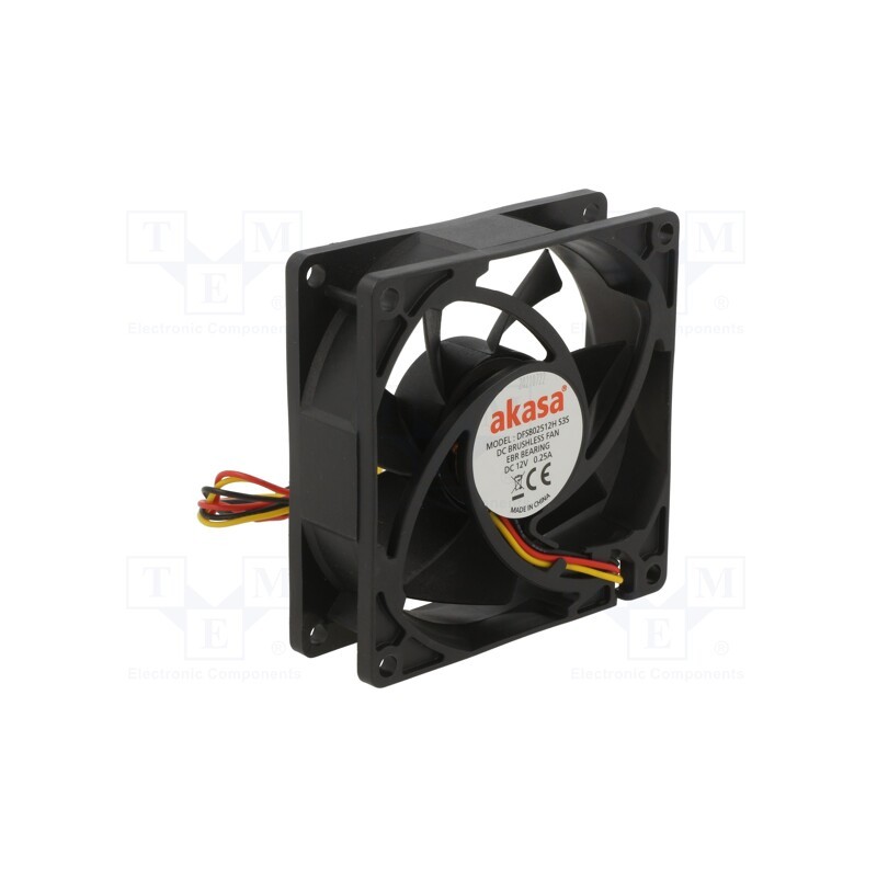 1 pcs x Akasa - AK-8025HS-KT05 - Fan: DC, axial