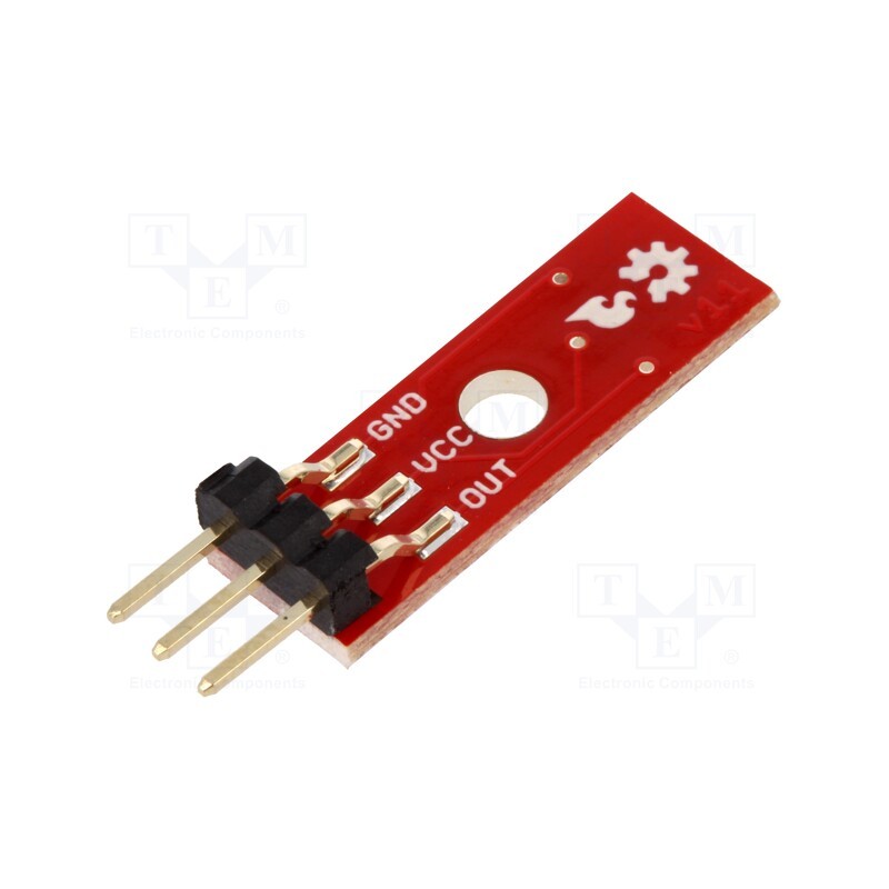 1 pcs x SPARKFUN ELECTRONICS - SEN-11769 - Sensor: distance, reflective, 5VDC, Ch: 1, 8.22x30.14mm, 1pcs.