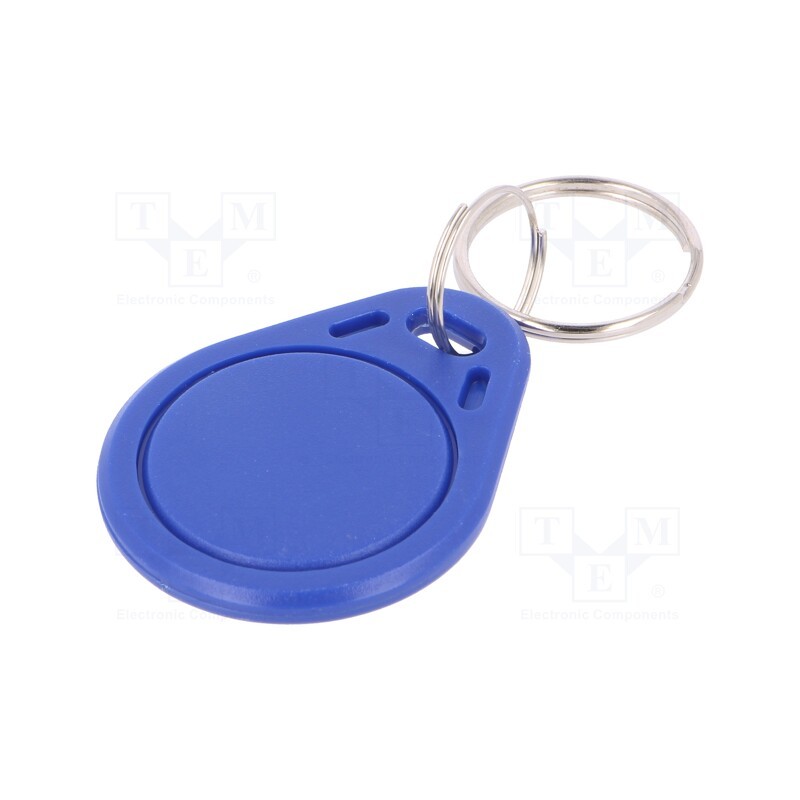 1 pcs x - S303B-BE - RFID pendant, ISO/IEC14443-3-A, plastic, blue, 13.56MHz