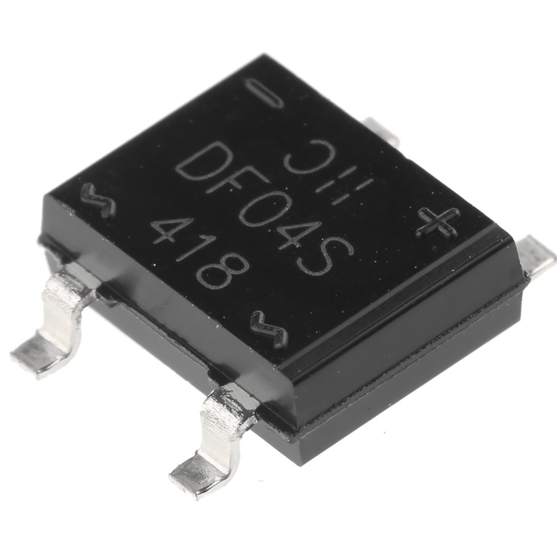 1500 pcs - Diodes Inc Bridge Rectifier, 1A, 400V, 4-Pin