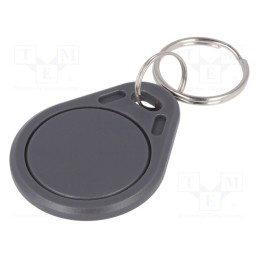 1 pcs x - S303B-GY - RFID pendant, ISO/IEC14443-3-A, plastic, grey, 13.56MHz