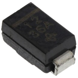 1800 pcs - Vishay, 12V Zener Diode 10% 1 W SMT 2-Pin SMA