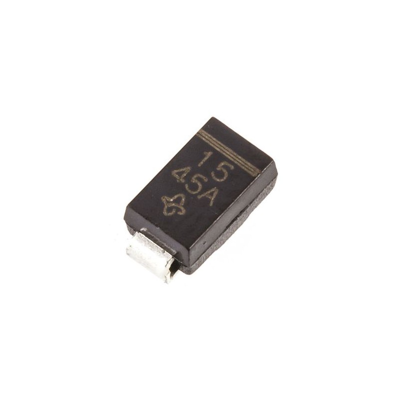 1800 pcs - Vishay, 15V Zener Diode 10% 1 W SMT 2-Pin SMA