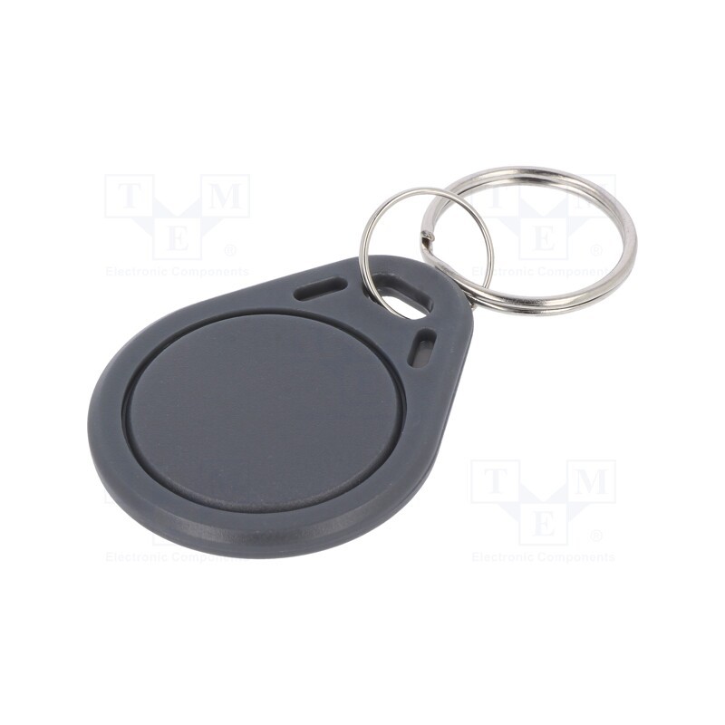 1 pcs x - S103-GY - RFID pendant, plastic, grey, 125kHz, 8BROM
