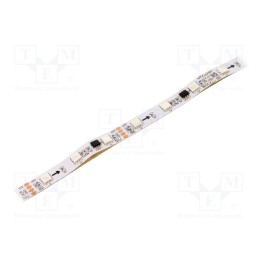 1 m x WORLDSEMI - HC-T12V-16L-48LED-W/IP20 - Programmable LED tape, RGB, 5050, 12V, LED/m: 48, 10mm, IP20, 140°