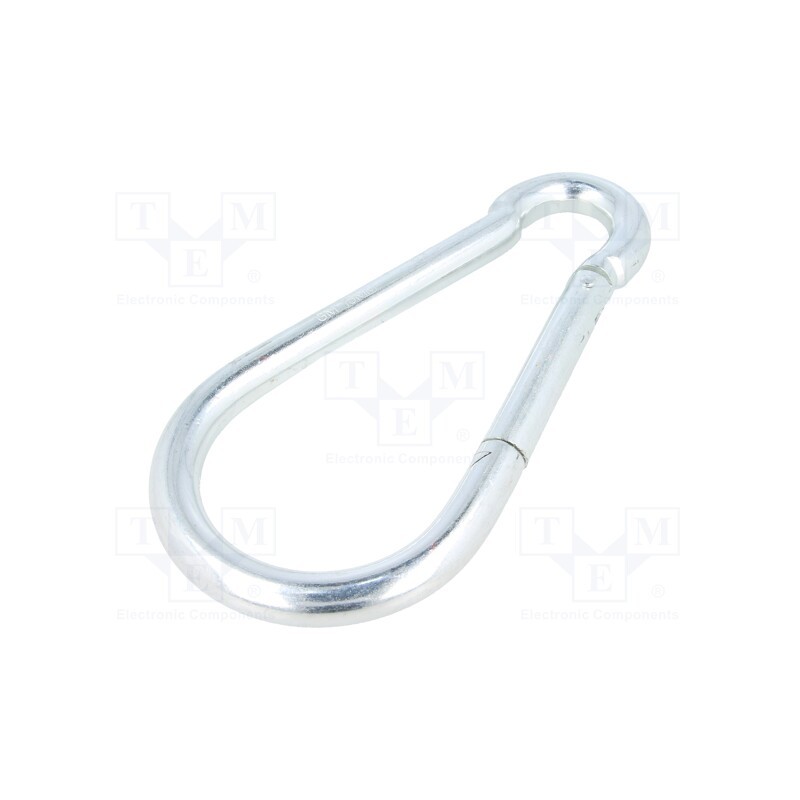 1 pcs x DROMET - KSO15200 - Carabiner, steel, for rope, L: 200mm, zinc, 15mm