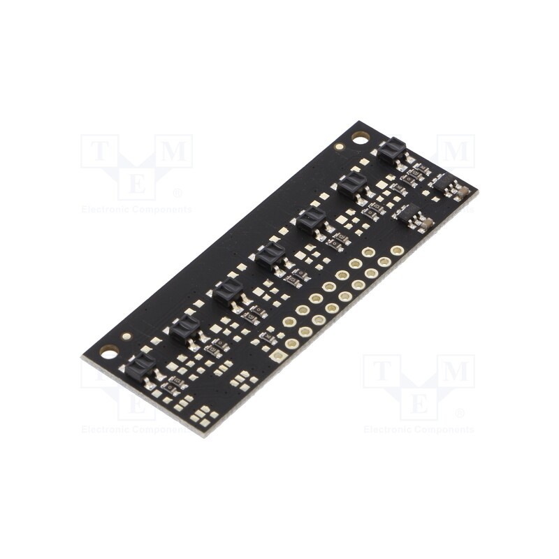 1 pcs x POLOLU - QTR-MD-07A REFLECTANCE SENSOR ARRAY 7CH - Sensor: distance, reflective, 2.9÷5.5VDC, analog, Ch: 7, 53x20mm, MD