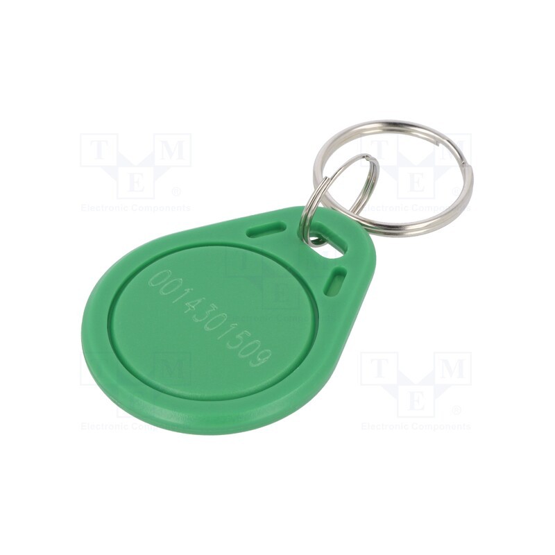 1 pcs x - S103N-GN - RFID pendant, plastic, green, 125kHz, 8BROM