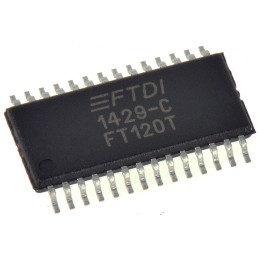 2500 pcs - FTDI Chip FT120T-R, USB Controller, USB 1.1, USB 2.0, 3.3 to 5 V, 28-Pin TSSOP