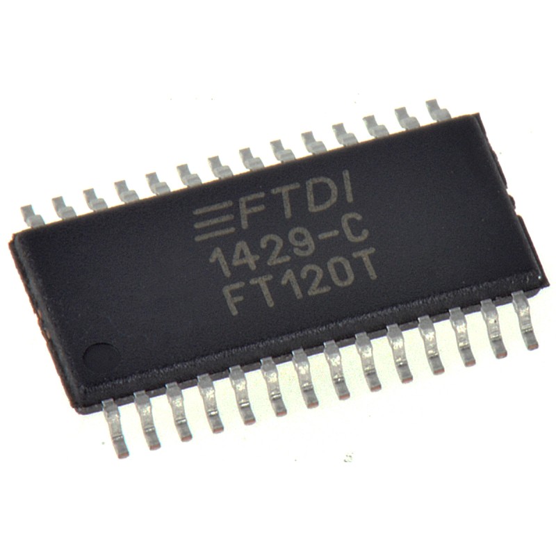 2500 pcs - FTDI Chip FT120T-R, USB Controller, USB 1.1, USB 2.0, 3.3 to 5 V, 28-Pin TSSOP