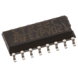 2500 pcs - STMicroelectronics ST232CDR Line Transceiver, 16-Pin SOP