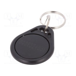 1 pcs x - S303BNR-BK - RFID pendant, ISO/IEC14443-3-A, plastic, black, 13.56MHz