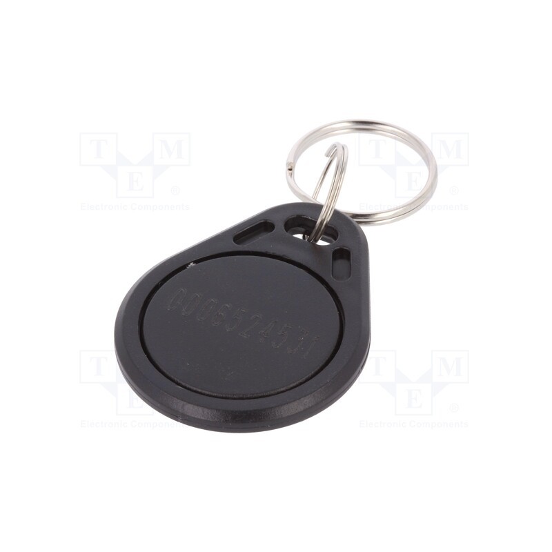 1 pcs x - S303BNR-BK - RFID pendant, ISO/IEC14443-3-A, plastic, black, 13.56MHz