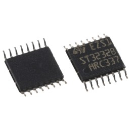 2500 pcs - STMicroelectronics ST3232BTR Line Transceiver, 16-Pin TSSOP