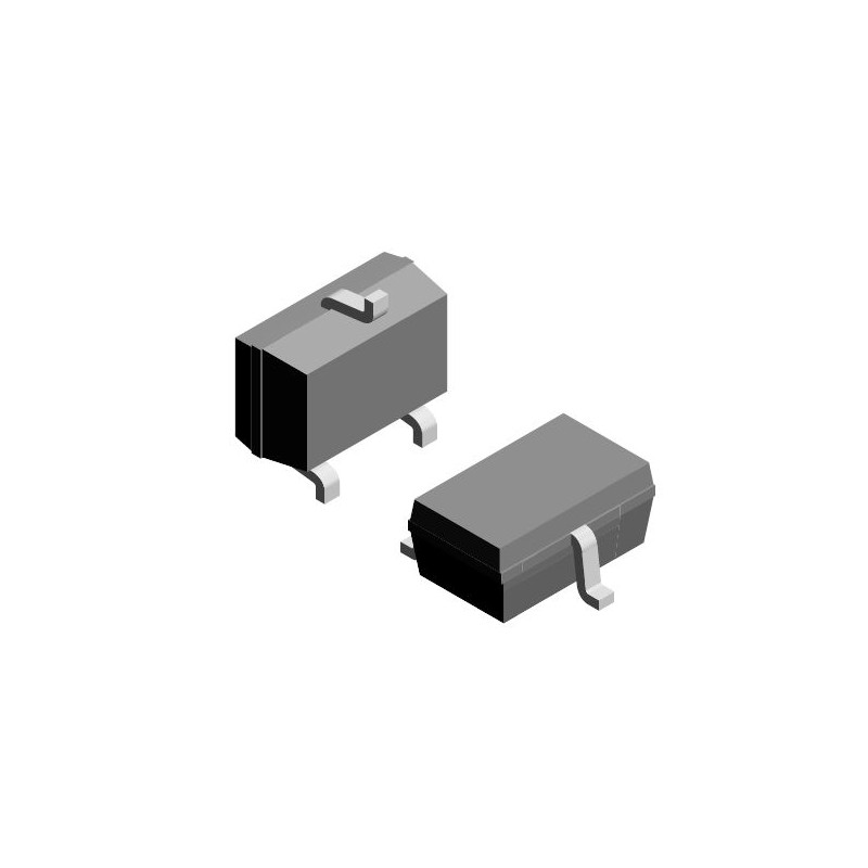 3000 pcs - Vishay VCAN16A2-03GHE3-08, Dual-Element Bi-Directional ESD Protection Diode, 140W, 3-Pin SOT-323
