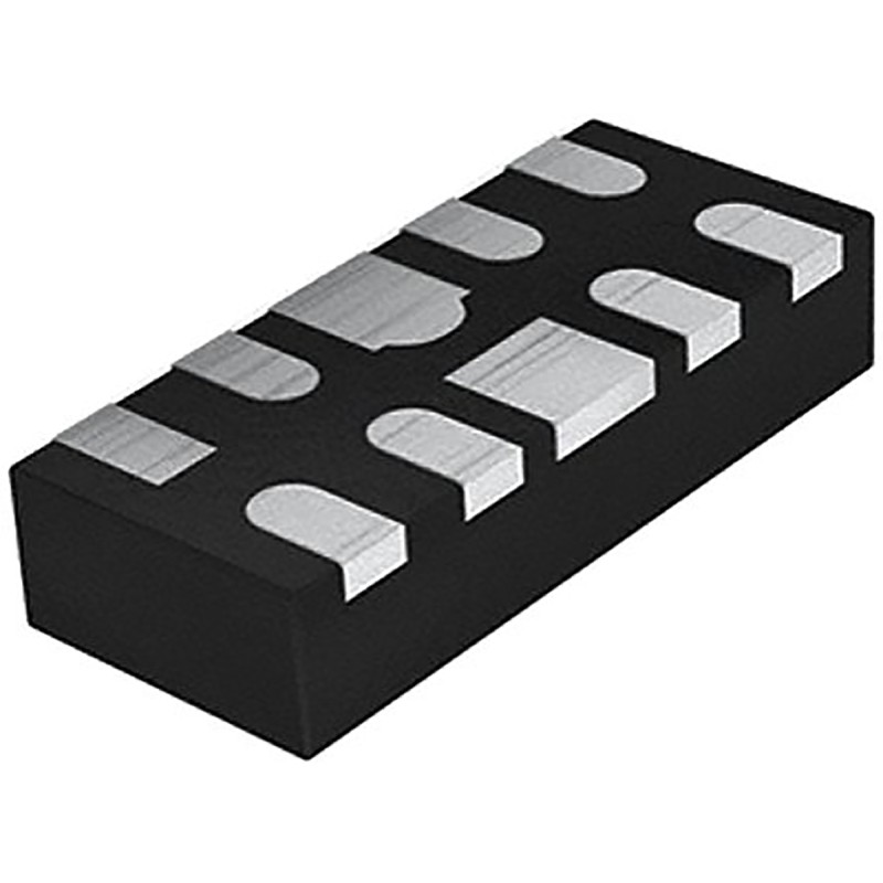 3000 pcs - Texas Instruments TPD4E02B04DQAR, Quad-Element Bi-Directional ESD Protection Array, 17W, 10-Pin USON