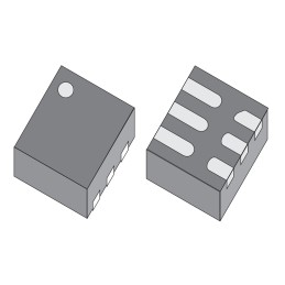3000 pcs - STMicroelectronics ECMF02-2HSMX6, Dual-Element Uni-Directional ESD Protection Diode, 6-Pin μQFN