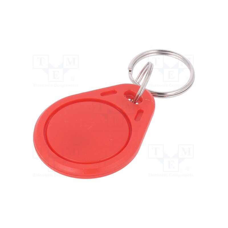 1 pcs x - S103-RD - RFID pendant, plastic, red, 125kHz, 8BROM